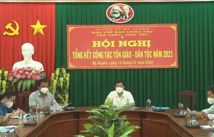 Mỹ Xuyên tổng kết công tác tôn giáo, dân tộc năm 2021